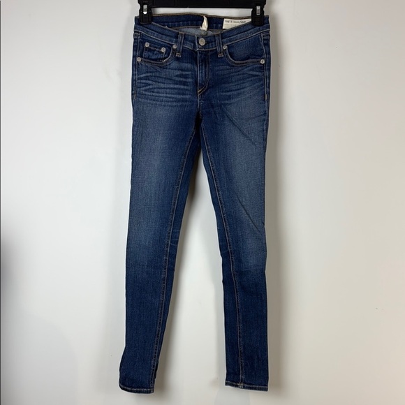 Rag & Bone Blue Skinny Jeans Size 25 - Picture 1 of 10